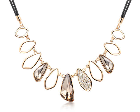 Geometric Gems Crystal Necklace