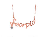 Constellation Scorpio Crystal Necklace