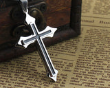 Simply Stainless Steel Cross Necklace