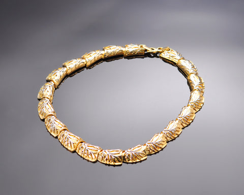 Stylish Gold Curb Chain Necklace