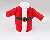 Christmas Santa Suit Wine Bottle Cover