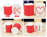 I Love You Changing Color Couple Coffee Mug