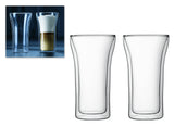 Double Walled Coffee Glasses 400ml