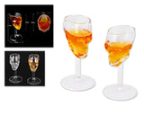 2 Pcs 75ml Crystal Skull Wine Glass