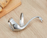 Stainless Steel Swan Shaped Cutlery Holder with 6 Pcs Flatware