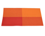 6 Pcs Colorful Insulated Stain Free Table Placemat - Orange