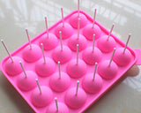 Silicone Chocolate Mold Candy Jelly Molds with Sticks