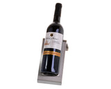 Sleek Modern Stainless Steel Single Wine Holder