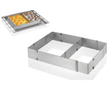 Adjustable Stainless Steel Square Cake Mold for Baking