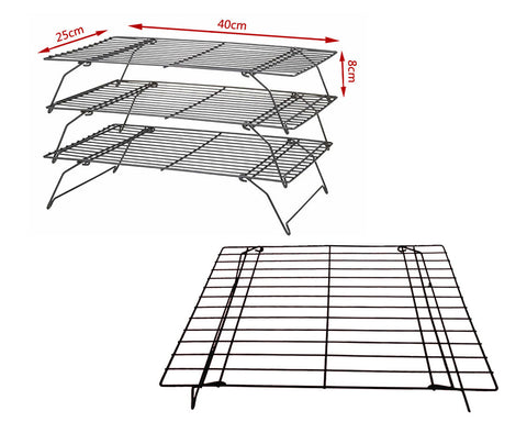 3 Tiers Stainless Steel Baking Cooling Rack