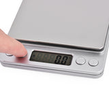 2000g x 0.1g Stainless Steel Digital Scale with Two Trays