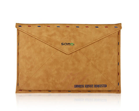 Envelope Series Crusty Leather Case - Brown