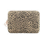 Leopard Series Laptop Canvas Case