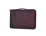 Diamond Series MacBook Sleeve Case with Handle - Burgundy