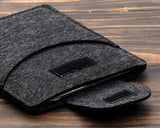 Wool Series MacBook Case - Ninja Black