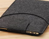 Wool Series MacBook Case - Ninja Black