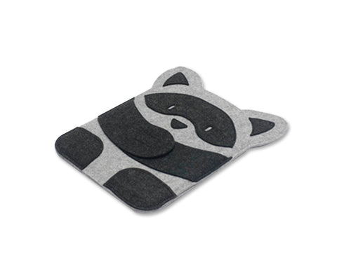 Wool Series MacBook Case - Raccoon