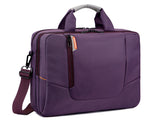 15.6&quot; Nylon Shoulder Bag with Detachable Shoulder Strap - Purple