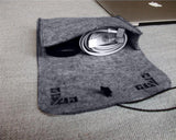 Wool Series MacBook Accessories Hand Pouch - Gray