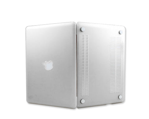 Matt Series 12&quot; MacBook Hollow-out Logo Hard Case - White