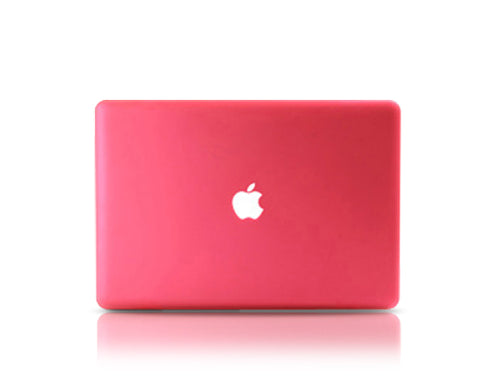 Matt Series 12&quot; MacBook Hollow-out Logo Hard Case - Magenta