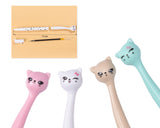 Funny Cats Stationery Set with Pencil Case, Pens and Sticky Notes - A