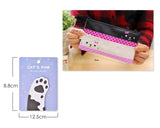 Funny Cats Stationery Set with Pencil Case, Pens and Sticky Notes - C