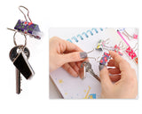 48 Pcs Assorted Color &amp; Patterned Binder Clips Set - 19mm and 25mm