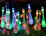 6 Meter Solar Powered Colorful LED String Lights for Outdoor