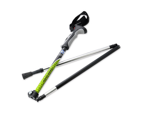 Foldable Trekking Pole for Hiking- Green