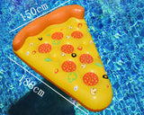 Pizza Shaped Inflatable Pool Floating Lounger