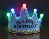 5 Bulbs Printed LED Crown for Birthday Party