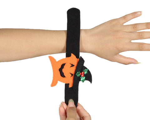 Halloween Party Costumes Slap Bracelet - Pumpkin