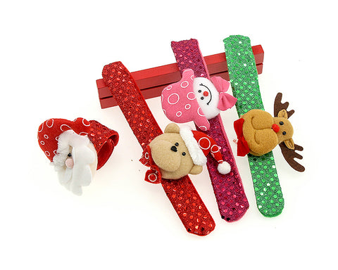 4 Pcs Christmas Light Hand Ring Wristband Bracelet