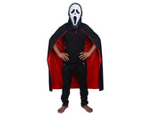 Halloween Party Costume Adult Vampire Role Play Reversible Cloak Cape