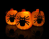 Halloween Party Decoration Spider Pumpkin LED Jack-O-Lantern Light