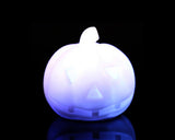 7 Colors Halloween Pumpkin Shaped LED Light - White