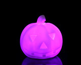 7 Colors Halloween Pumpkin Shaped LED Light - White