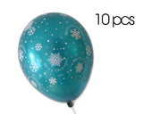 10 Pcs 12" Christmas Latex Balloons