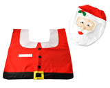 Christmas Santa Toilet Seat Cover and Rug Set