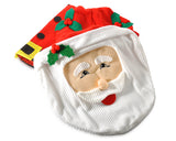 Christmas Santa Toilet Seat Cover and Rug Set