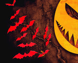 12 Pieces Bats Wall Stickers for Halloween Decoration