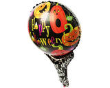 5 Pcs Halloween Party Decoration Balloon with Handle for Kids - Black