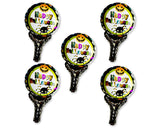 5 Pcs Halloween Party Decoration Balloon with Handle for Kids - White