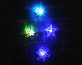 5 Pcs Acrylic Star Shaped Christmas LED Light