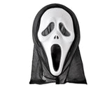 Halloween Party Masquerade Horror Scary Mask w/ Shroud - Ghost