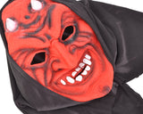 Halloween Party Masquerade Horror Grim Reaper Hooded Mask - Devil