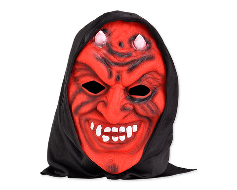 Halloween Party Masquerade Horror Grim Reaper Hooded Mask - Devil