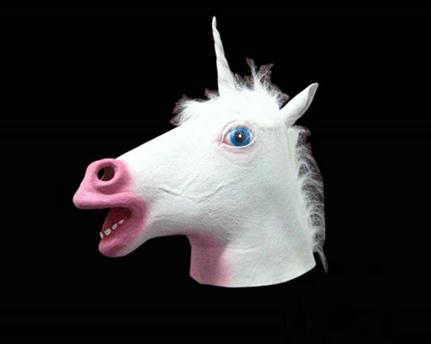 Halloween Unicorn Horse Head Mask