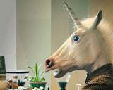 Halloween Unicorn Horse Head Mask